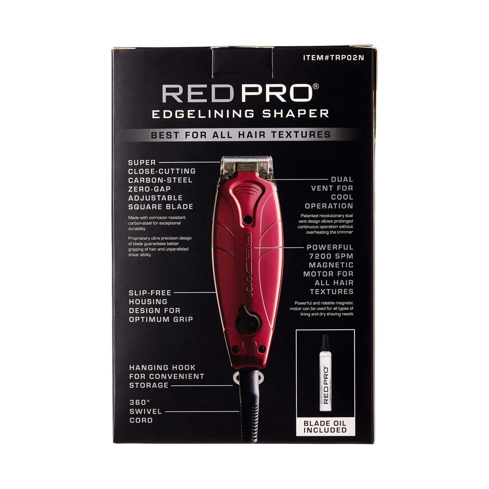 Red PRO Edgelining Hair Trimmer - Image 4
