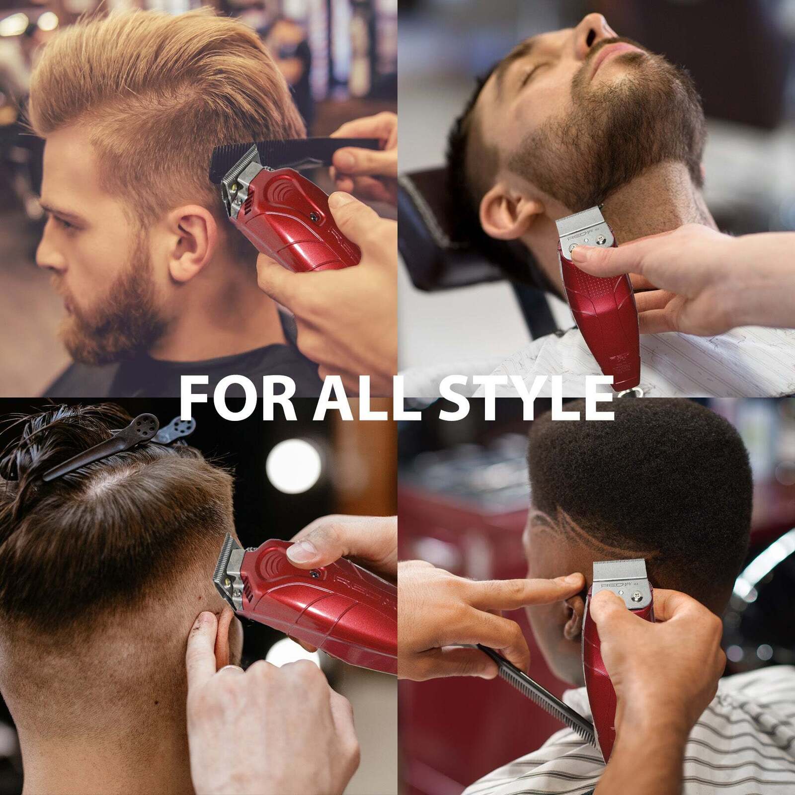 Red PRO Edgelining Hair Trimmer - Image 8