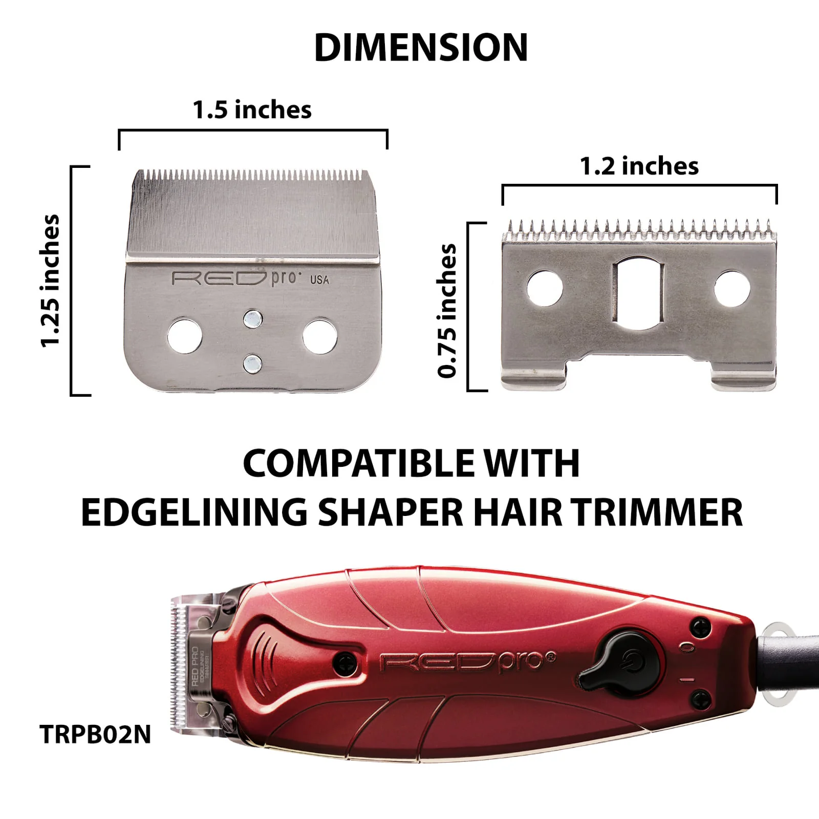 Red PRO Edgelining Shaper Replacement Blade - Image 6