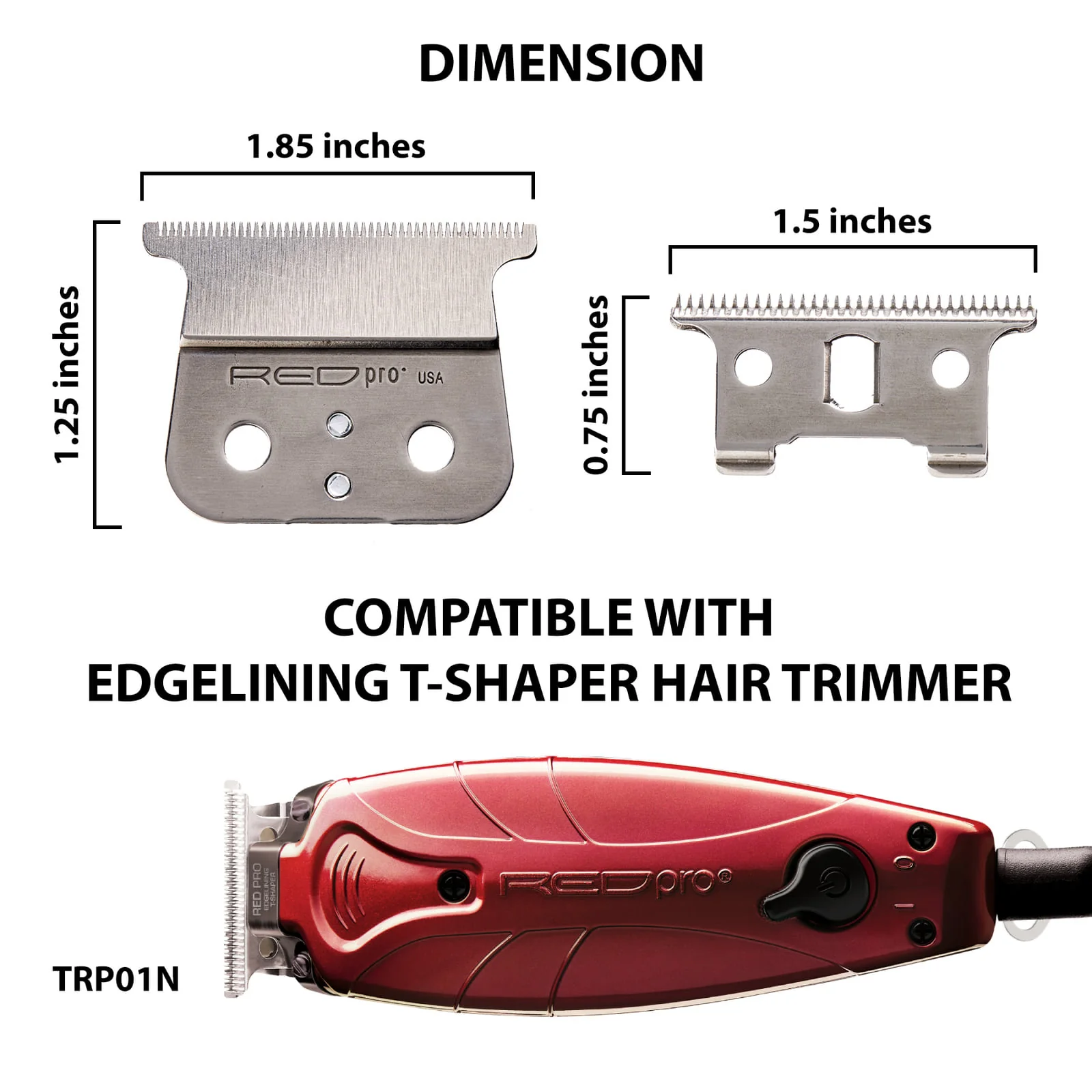 Red PRO Edgelining T-Shaper Replacement Blade - Image 6