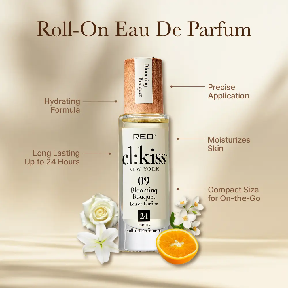 RED by KISS El Kiss Perfume Rollerball and Hair & Body Mist - Floral Fragrances - Image 3