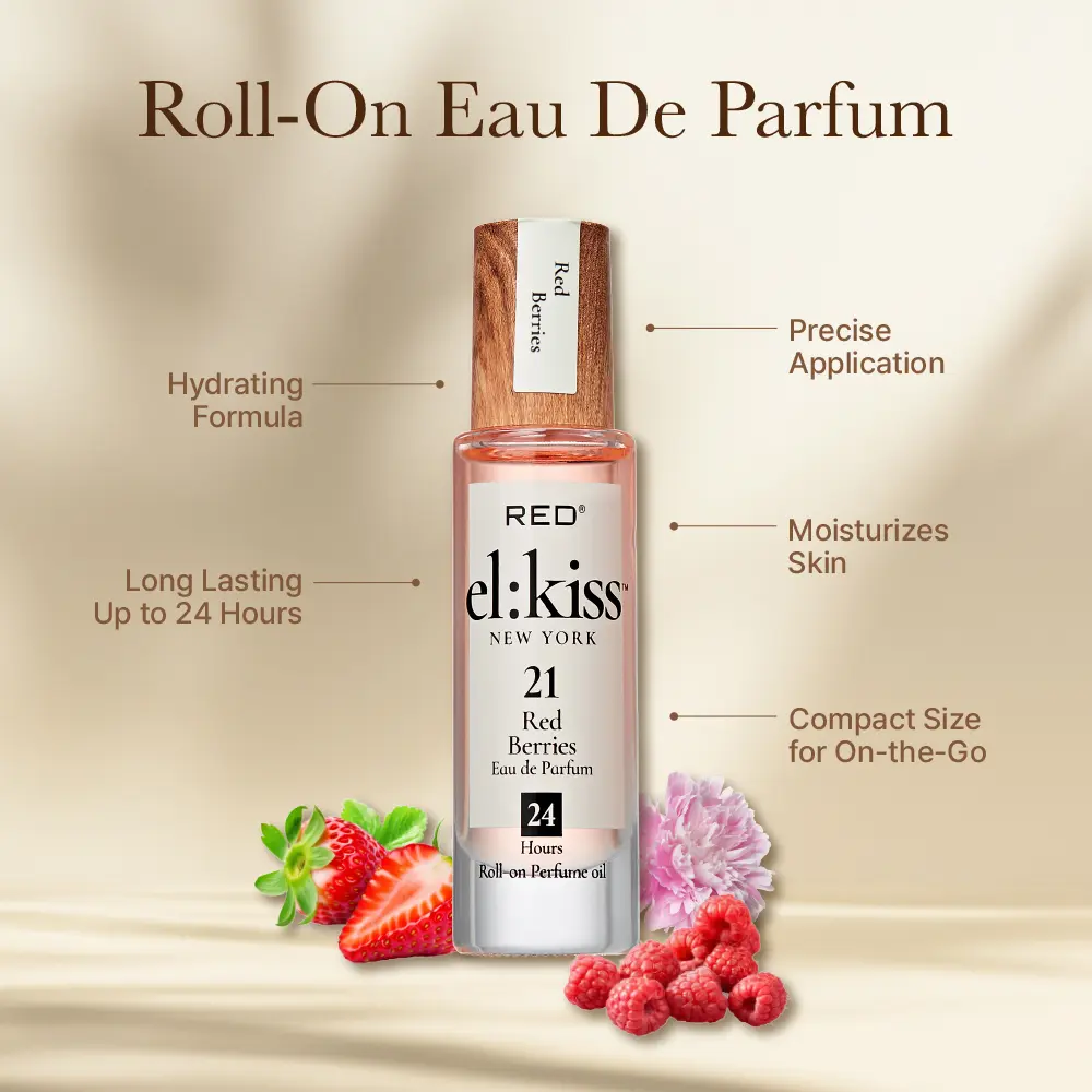 RED by KISS El Kiss Perfume Rollerball and Hair & Body Mist - Fruity Floral Fragrances - Image 42