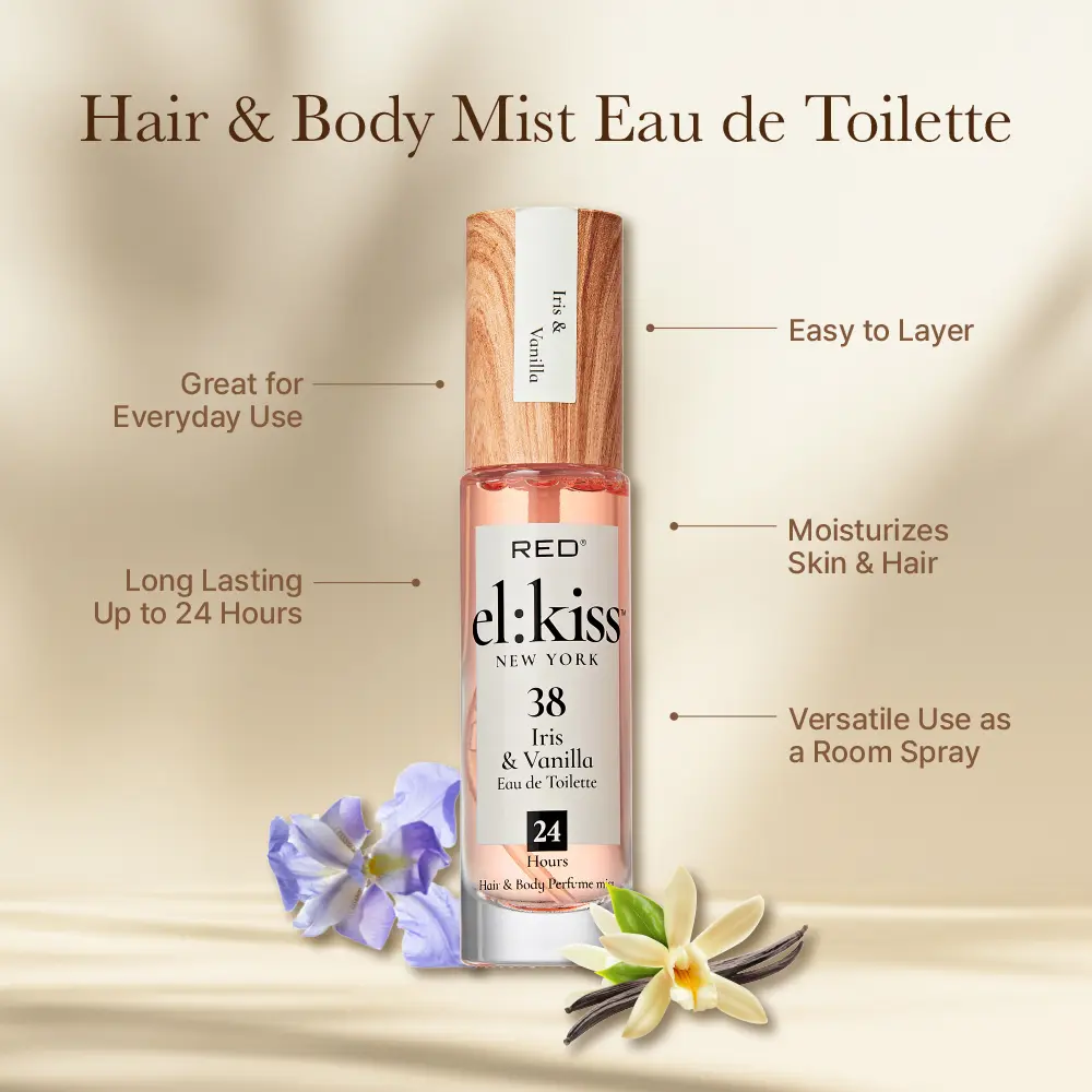 RED by KISS El Kiss Perfume Rollerball and Hair & Body Mist - Fruity Floral Fragrances - Image 82