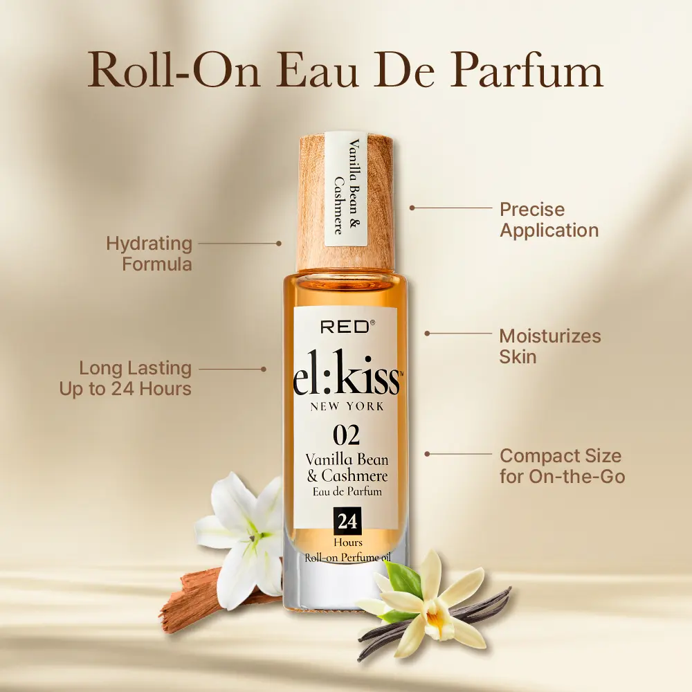 RED by KISS El Kiss Perfume Rollerball and Hair & Body Mist - Warm & Spicy Fragrances - Image 12