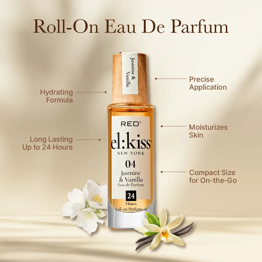 RED by KISS El Kiss Perfume Rollerball and Hair & Body Mist - Warm & Spicy Fragrances - Image 32