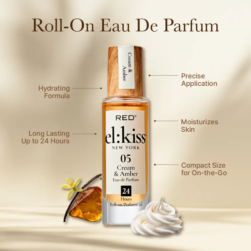 RED by KISS El Kiss Perfume Rollerball and Hair & Body Mist - Warm & Spicy Fragrances - Image 42