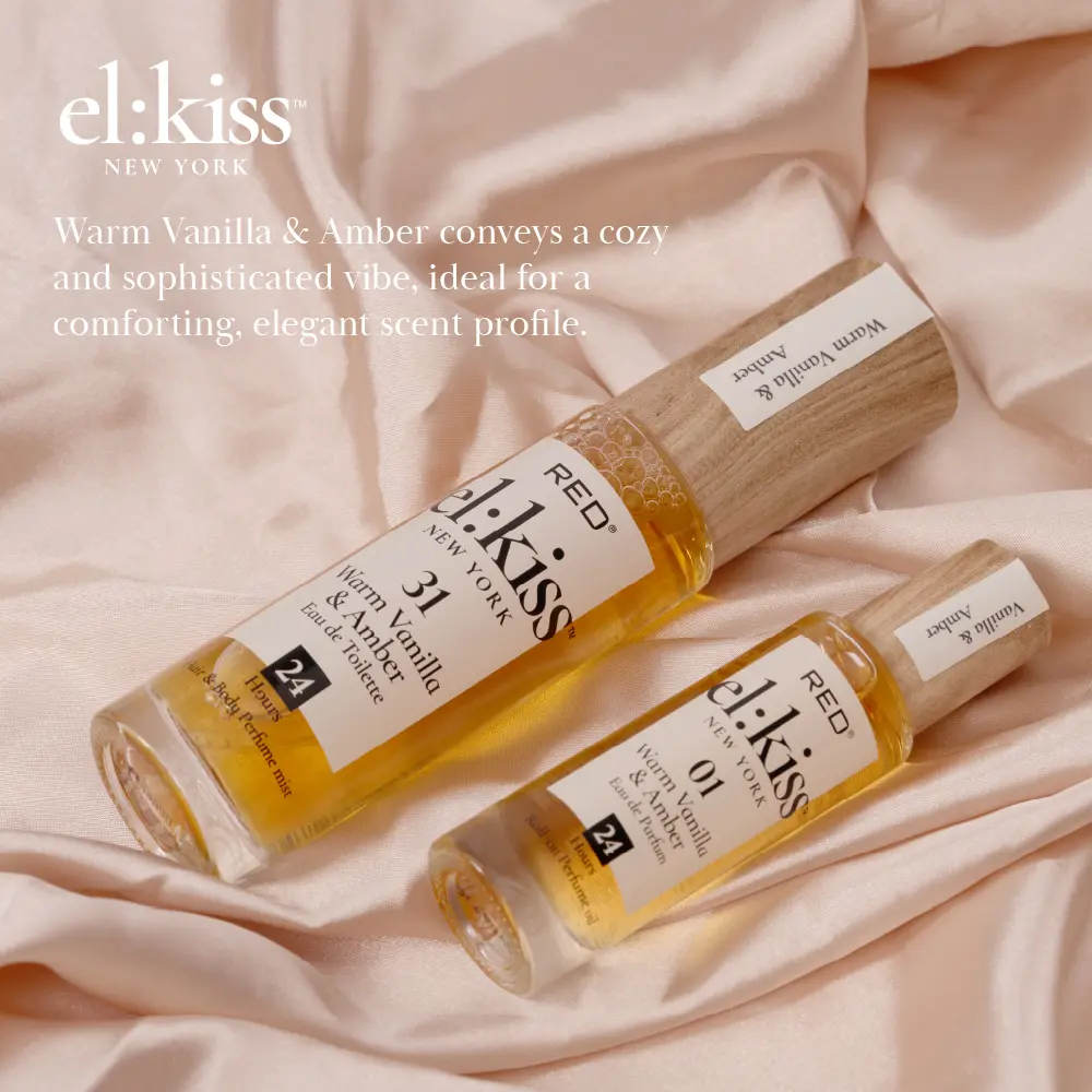 RED by KISS El Kiss Perfume Rollerball and Hair & Body Mist - Warm & Spicy Fragrances - Image 5