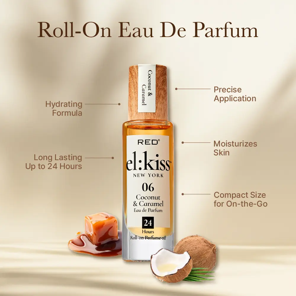 RED by KISS El Kiss Perfume Rollerball and Hair & Body Mist - Warm & Spicy Fragrances - Image 52