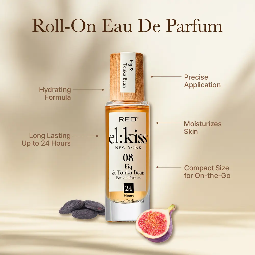 RED by KISS El Kiss Perfume Rollerball and Hair & Body Mist - Warm & Spicy Fragrances - Image 72