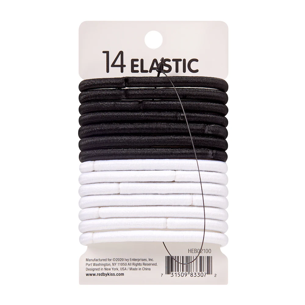 RED by KISS Elastic Hair Band 5mm (14ct) - Image 5