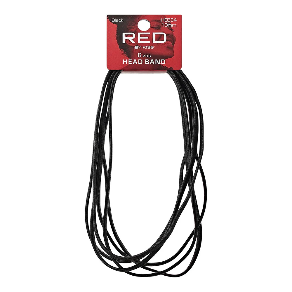 RED by KISS Elastic Sport Headband 10mm (6pcs) - Image 7