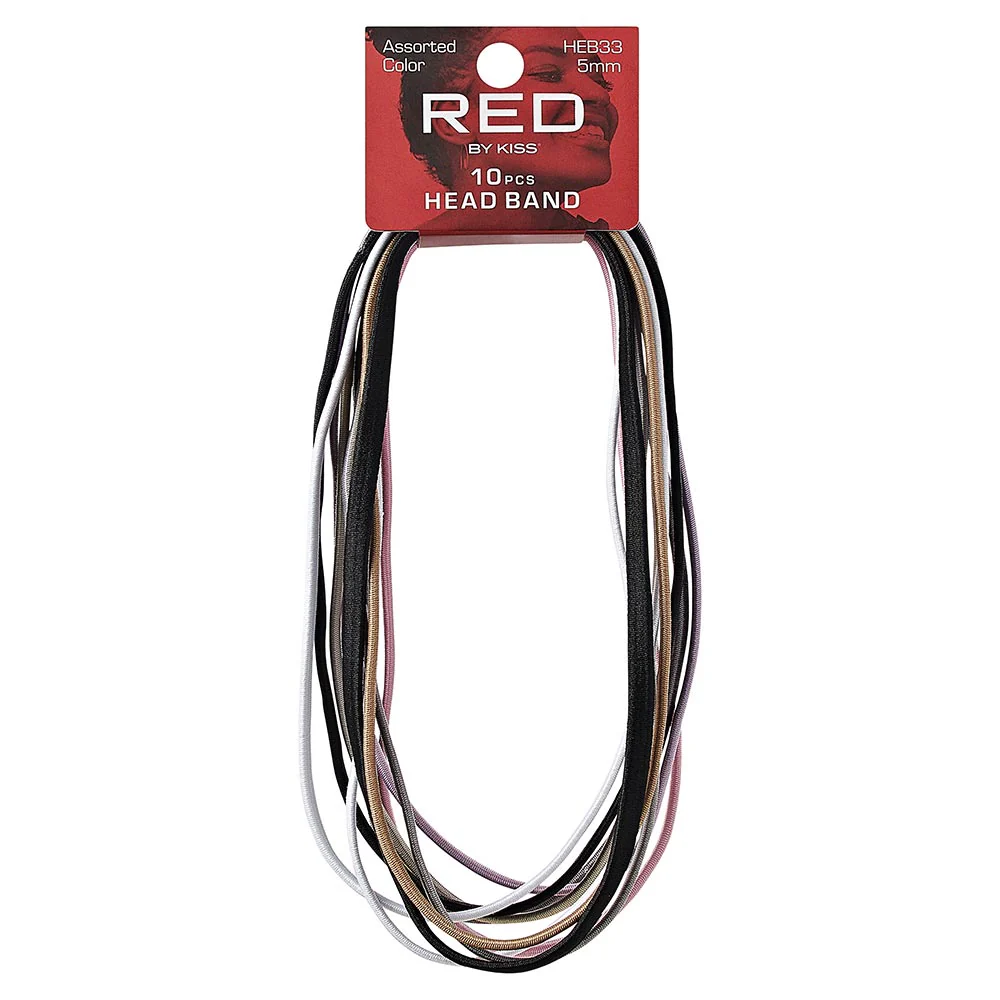 RED by KISS Elastic Sport Headband (10pcs) - Image 8