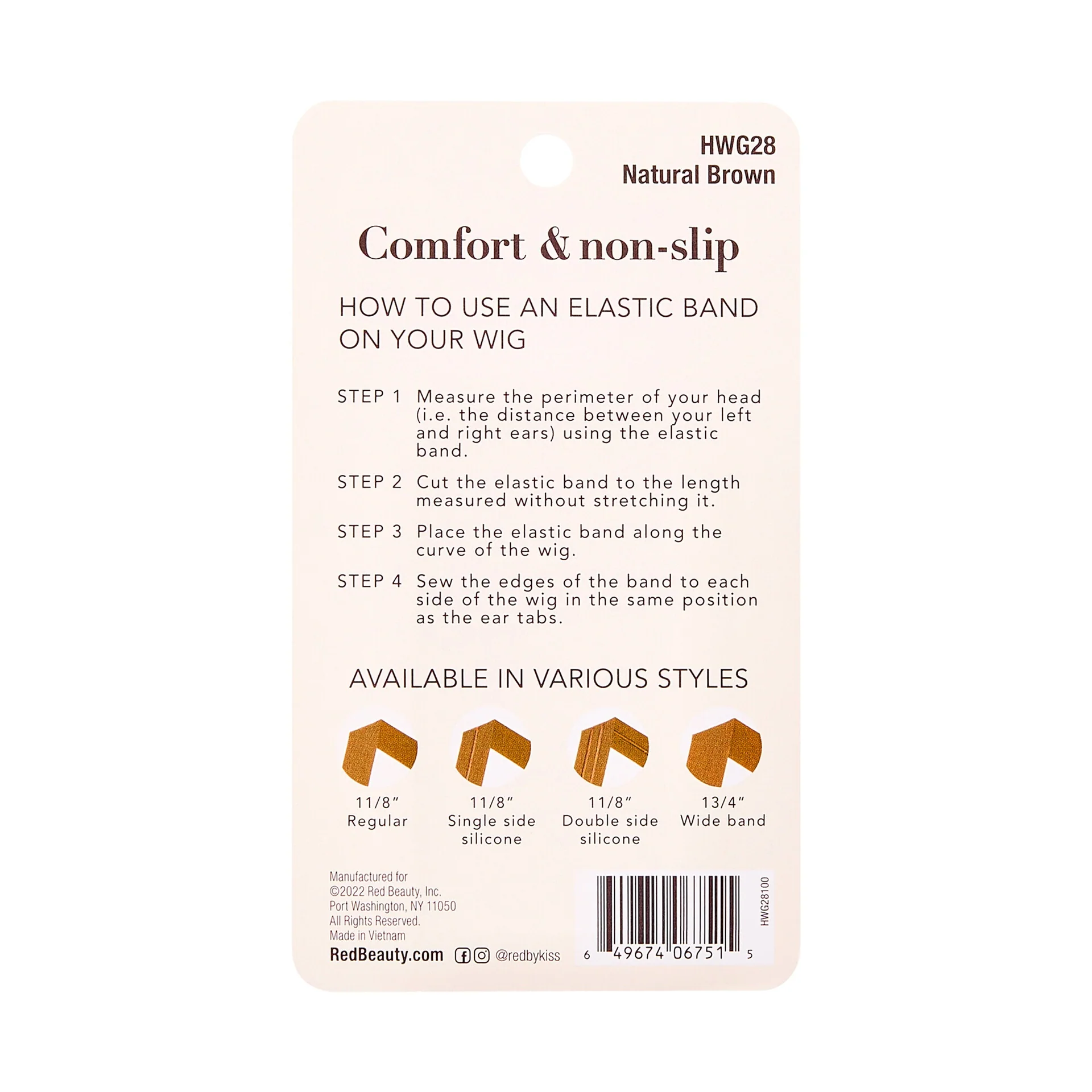 RED by KISS Elastic Wig Band - Image 13