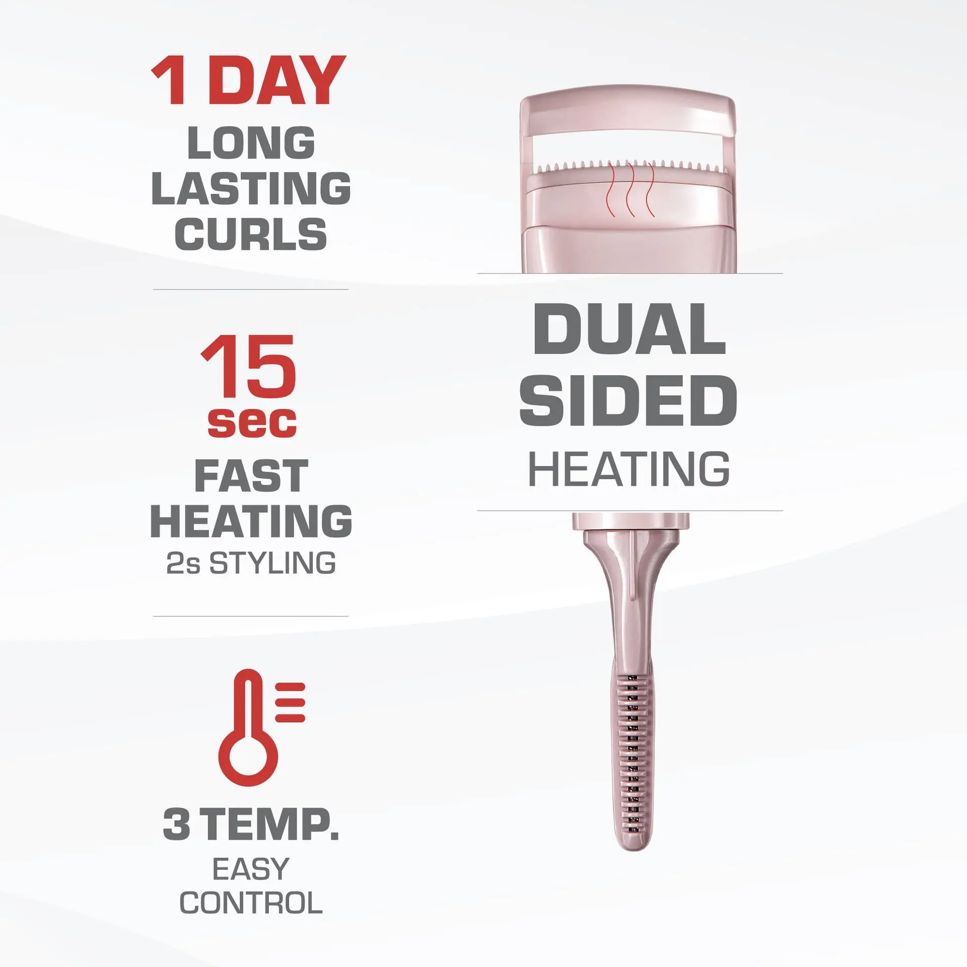 RED by KISS Electric Dual-Sided Heated Eyelash Curler & Curling Wand - Image 4