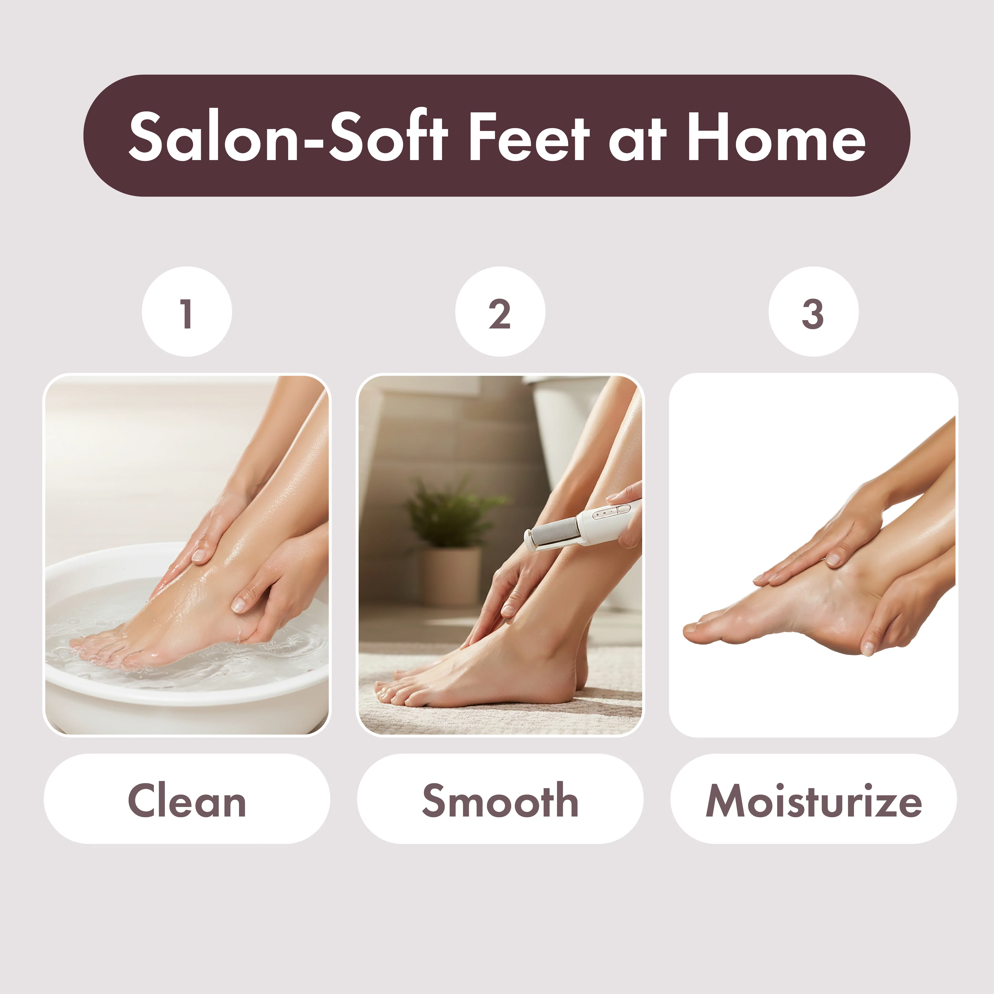 MAVIE Electric Foot File & Callus Remover – Cordless Professional Pedicure Tool with 3 Speeds & Dual Rollers (IPX7 Waterproof) - Image 10