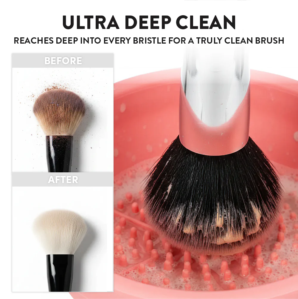 éclat Electric Makeup Brush Cleaner – Portable USB Deep Cleaning Machine for Brushes - Image 10