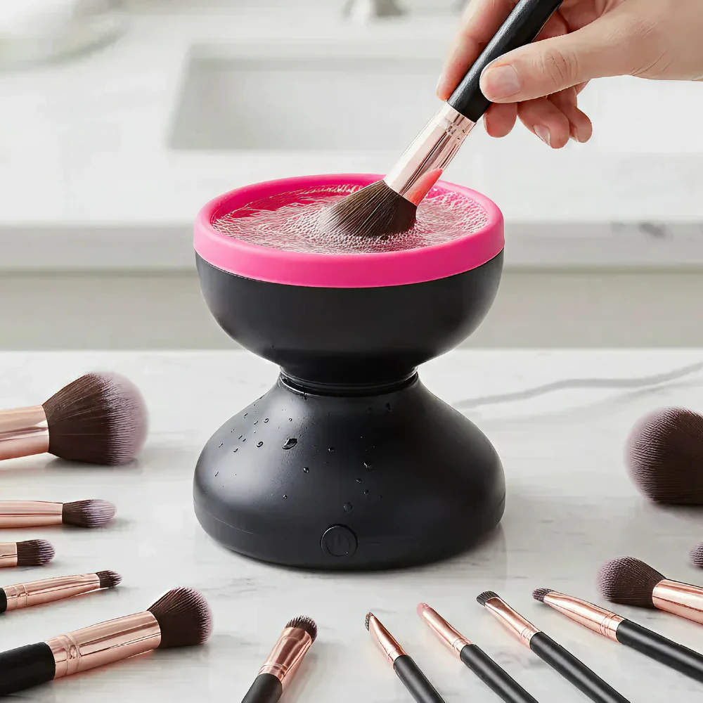 éclat Electric Makeup Brush Cleaner – Portable USB Deep Cleaning Machine for Brushes - Image 14