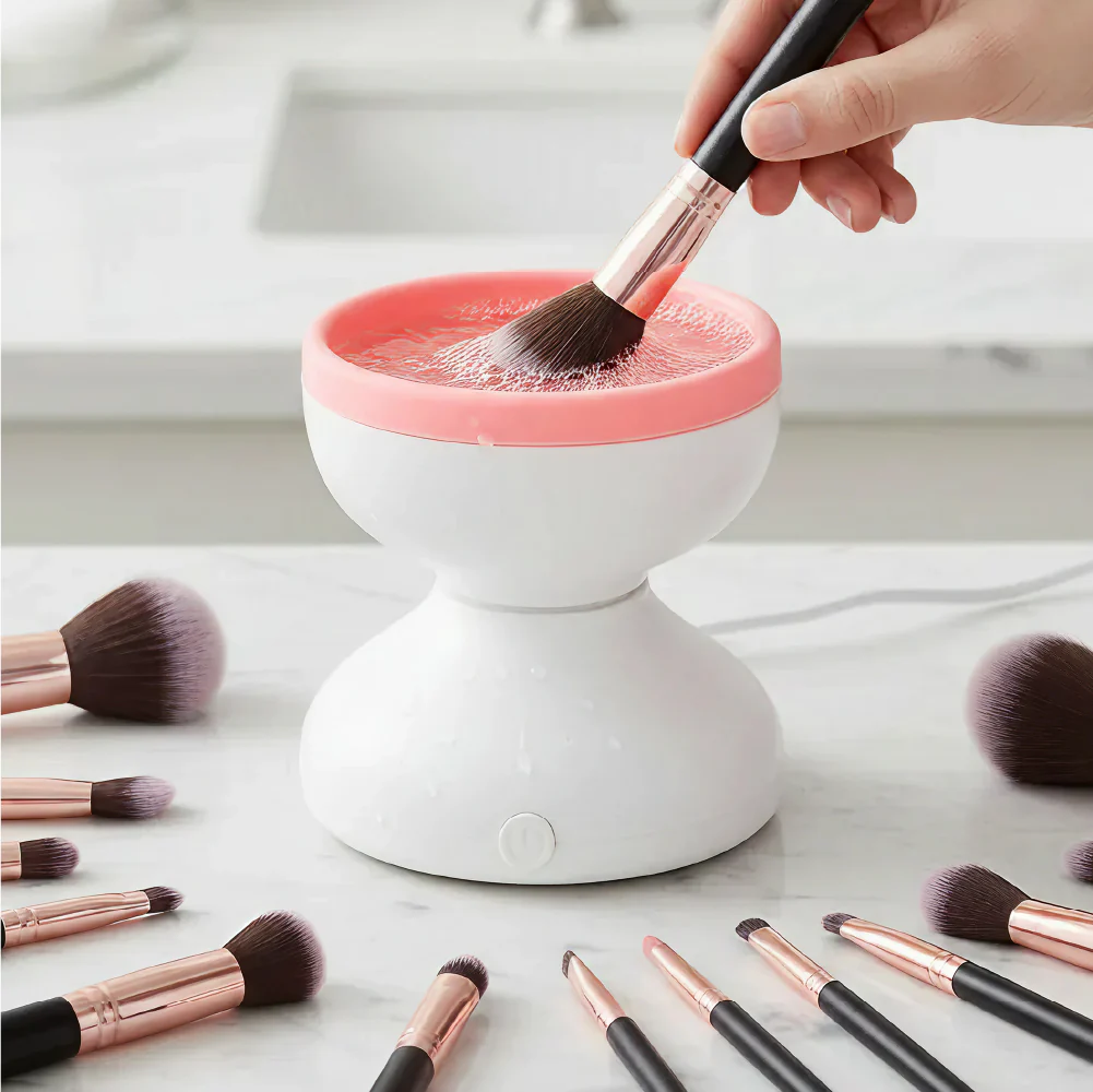 éclat Electric Makeup Brush Cleaner – Portable USB Deep Cleaning Machine for Brushes - Image 7