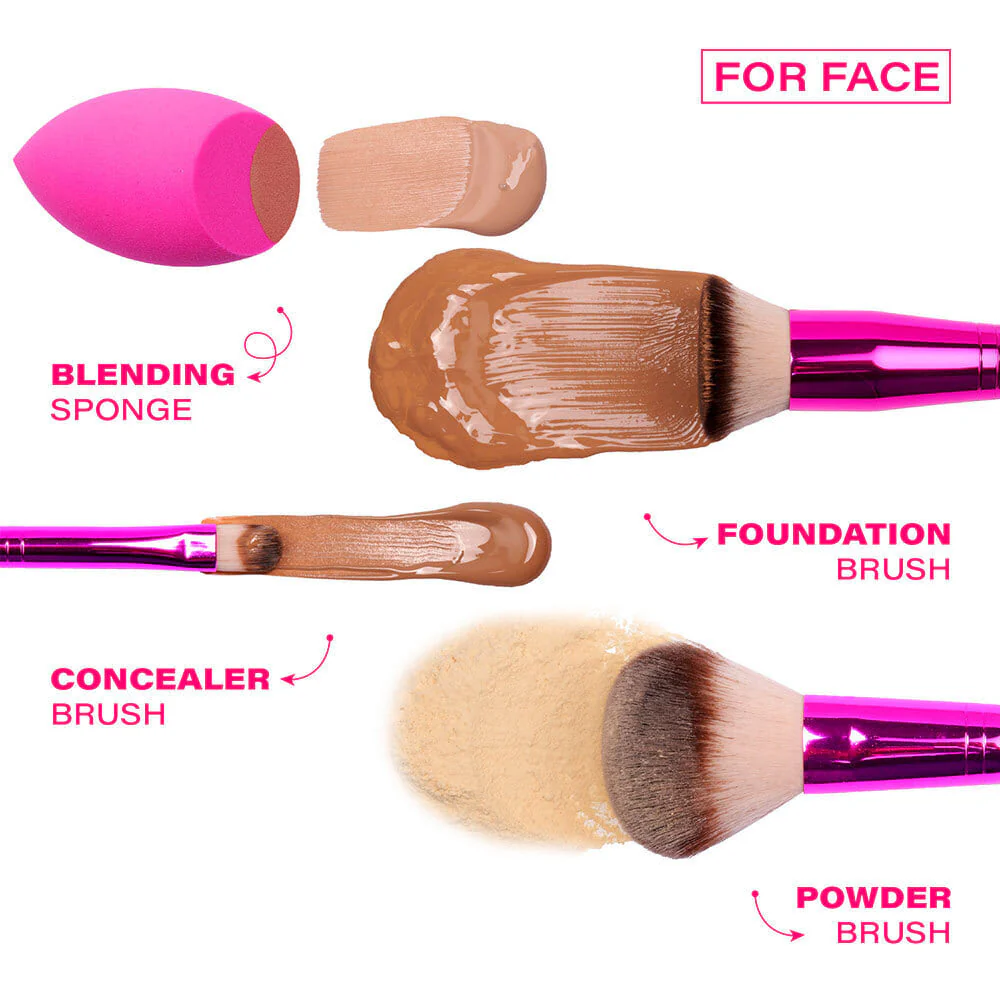 Ruby Kisses Essential Brush & Sponge Set ($25 Value) - Image 3