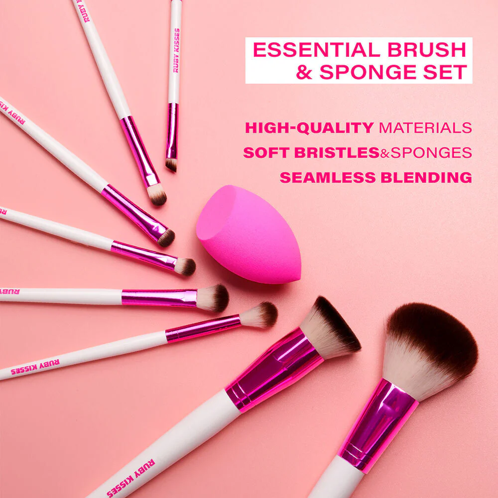 Ruby Kisses Essential Brush & Sponge Set ($25 Value) - Image 5