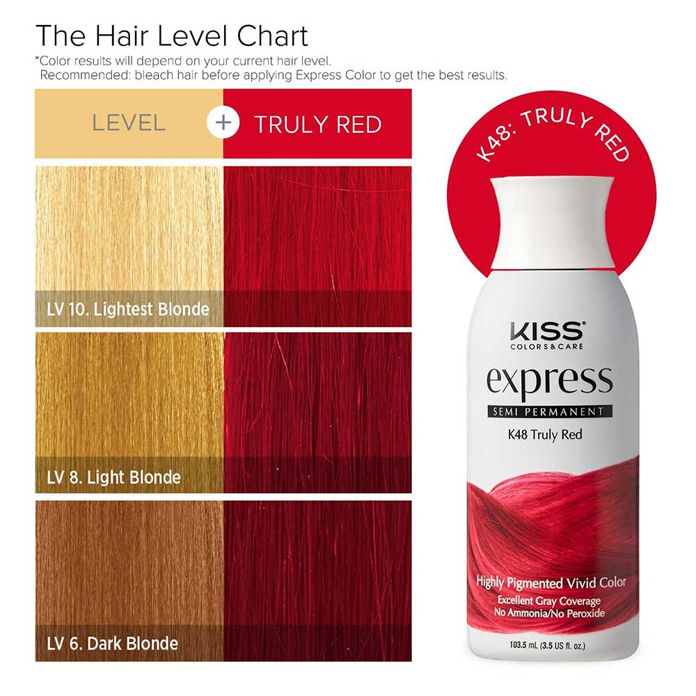 RED by KISS Express Semi-Permanent Hair Color - Image 55