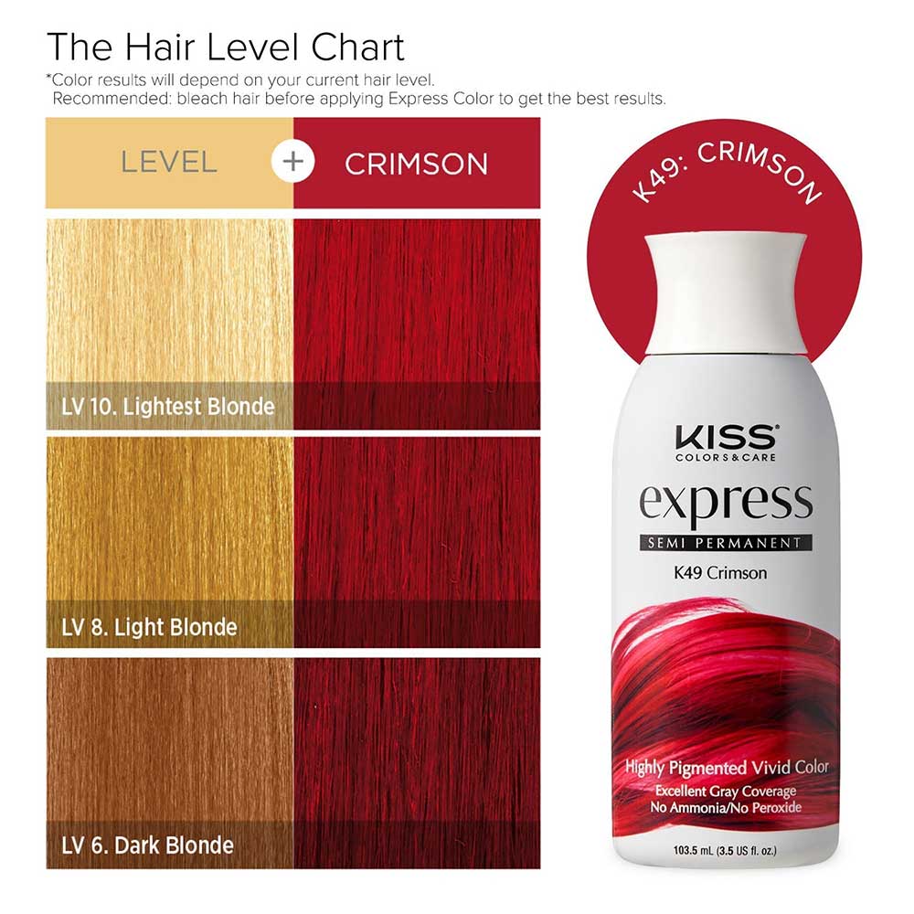 RED by KISS Express Semi-Permanent Hair Color - Image 56
