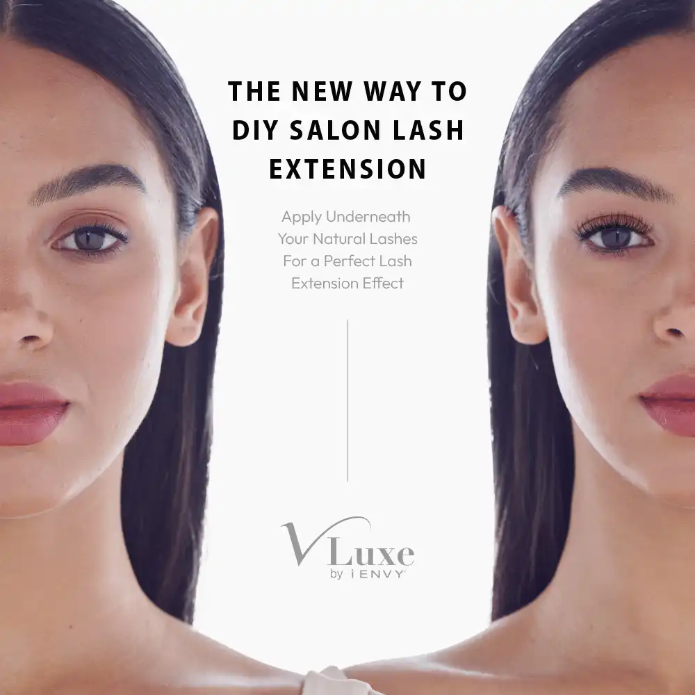 VLuxe By i•ENVY Extended Faux Mink Clear Band Cluster Lashes - Image 11