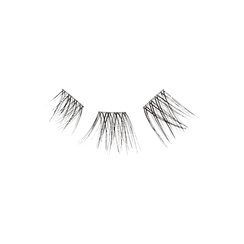 VLuxe By i•ENVY Extended Faux Mink Clear Band Cluster Lashes - Image 14