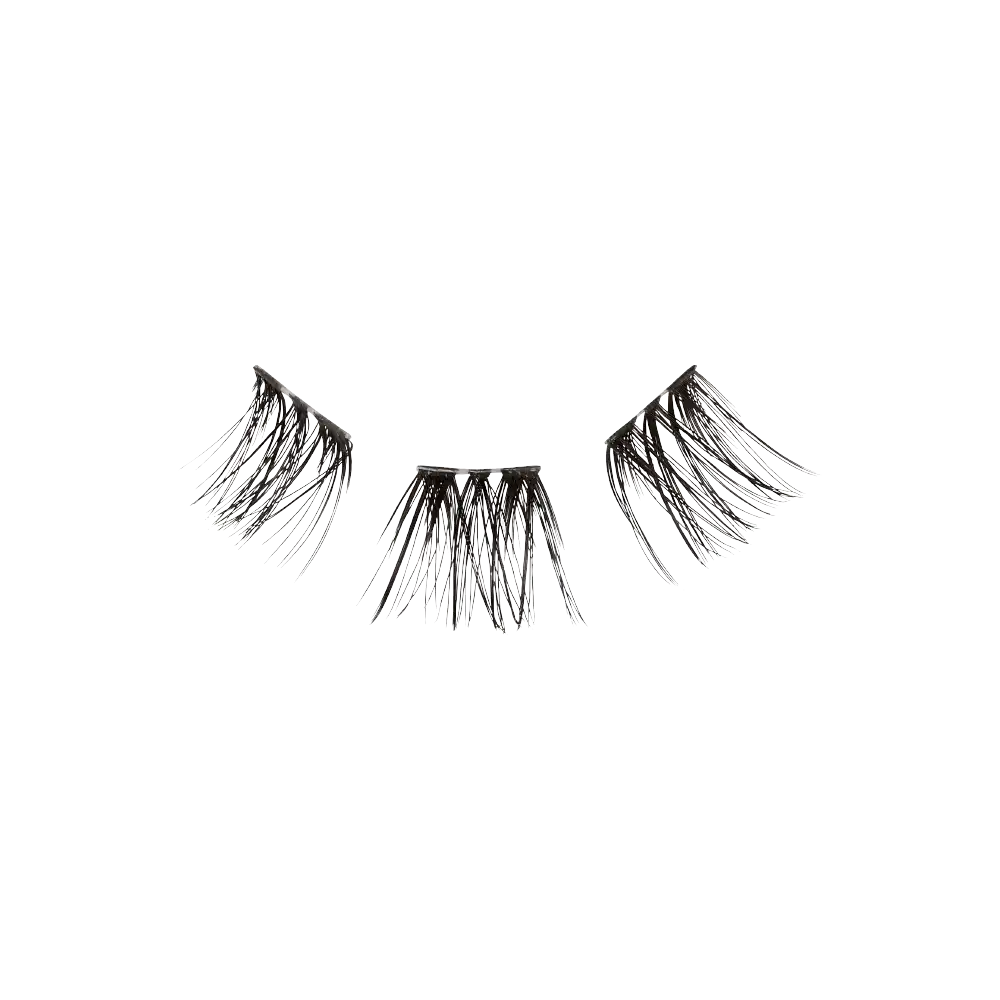 VLuxe By i•ENVY Extended Faux Mink Clear Band Cluster Lashes - Image 26