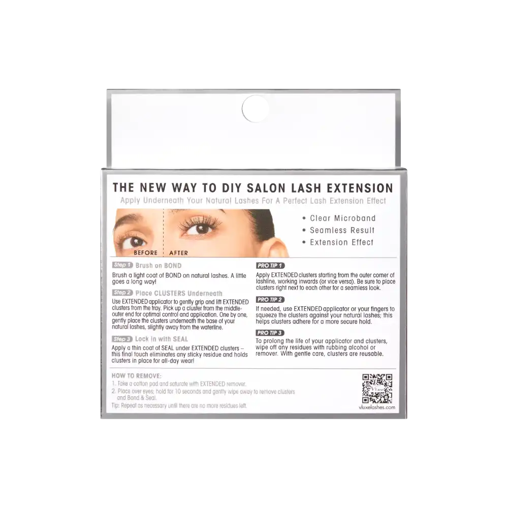 VLuxe By i•ENVY Extended Faux Mink Clear Band Cluster Lashes - Image 31