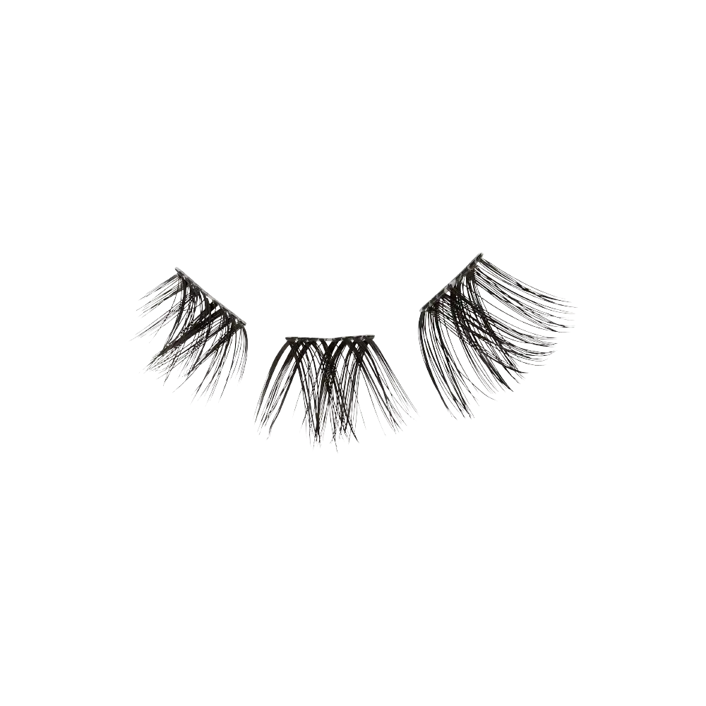 VLuxe By i•ENVY Extended Faux Mink Clear Band Cluster Lashes - Image 38