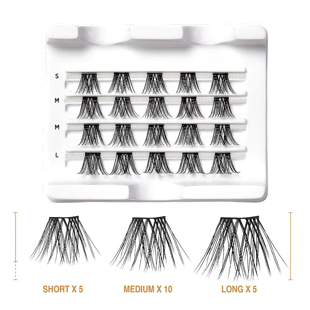 VLuxe By i•ENVY Extended Faux Mink Cluster Lashes - Image 19