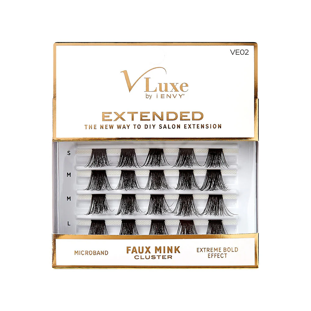 VLuxe By i•ENVY Extended Faux Mink Cluster Lashes - Image 2