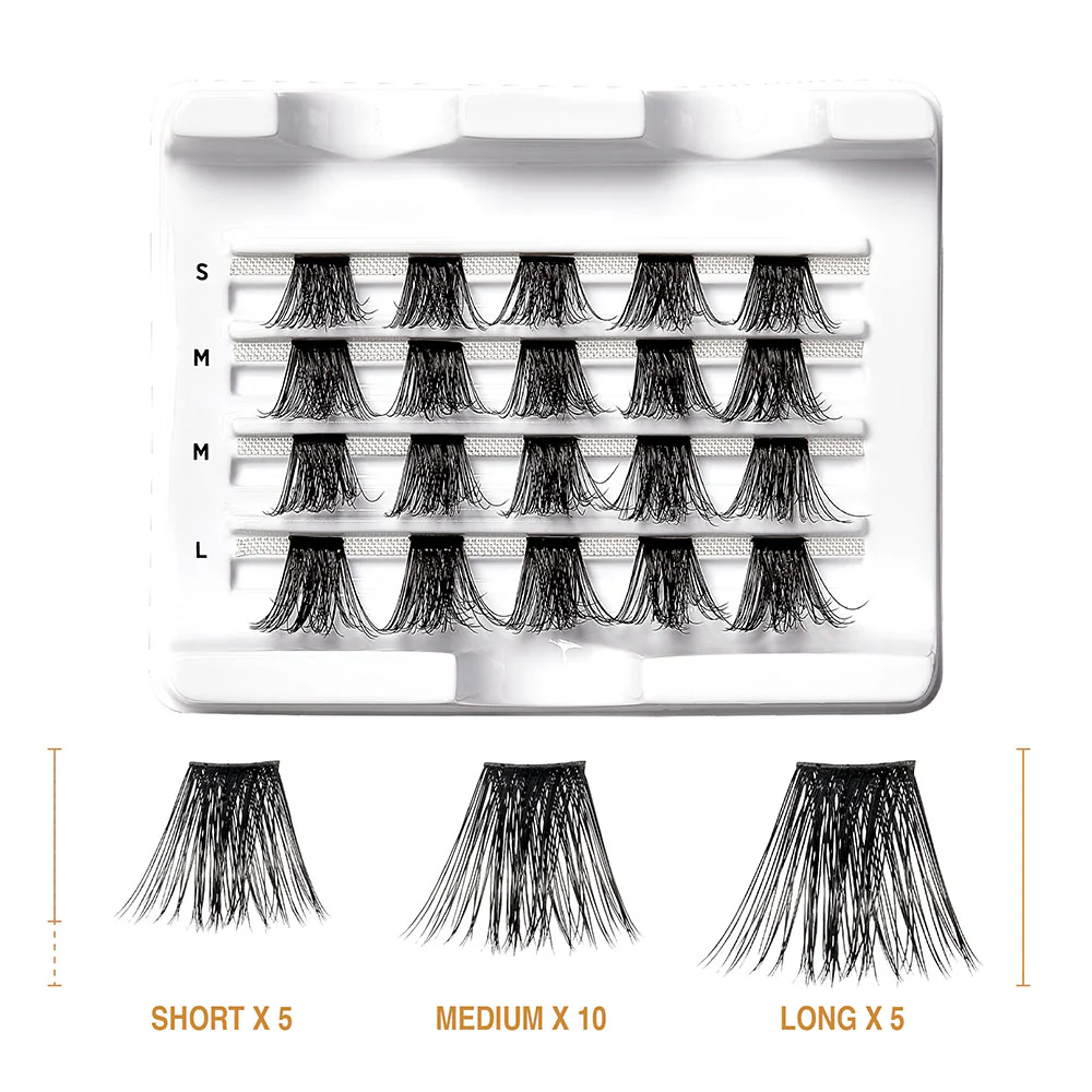 VLuxe By i•ENVY Extended Faux Mink Cluster Lashes - Image 20