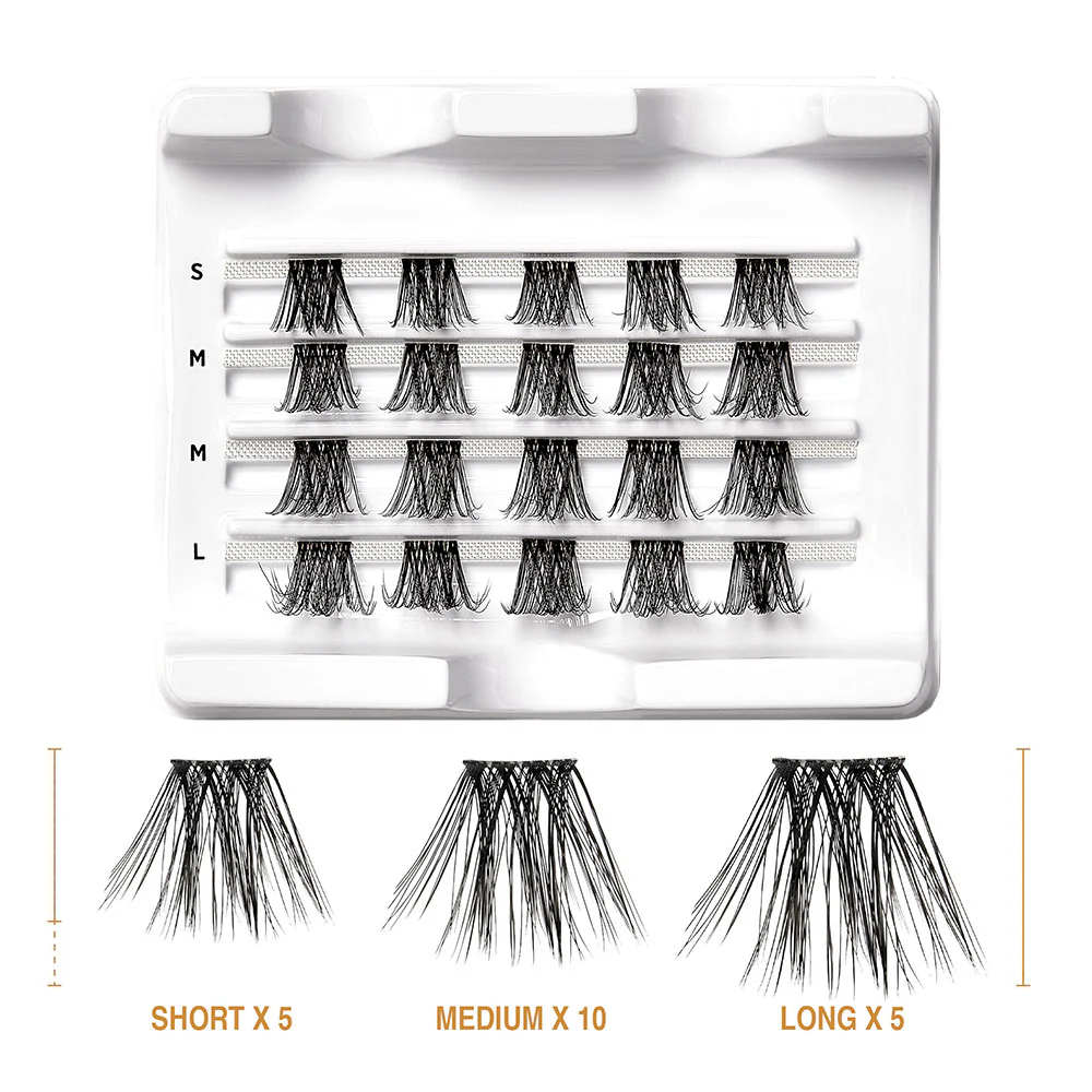 VLuxe By i•ENVY Extended Faux Mink Cluster Lashes - Image 21
