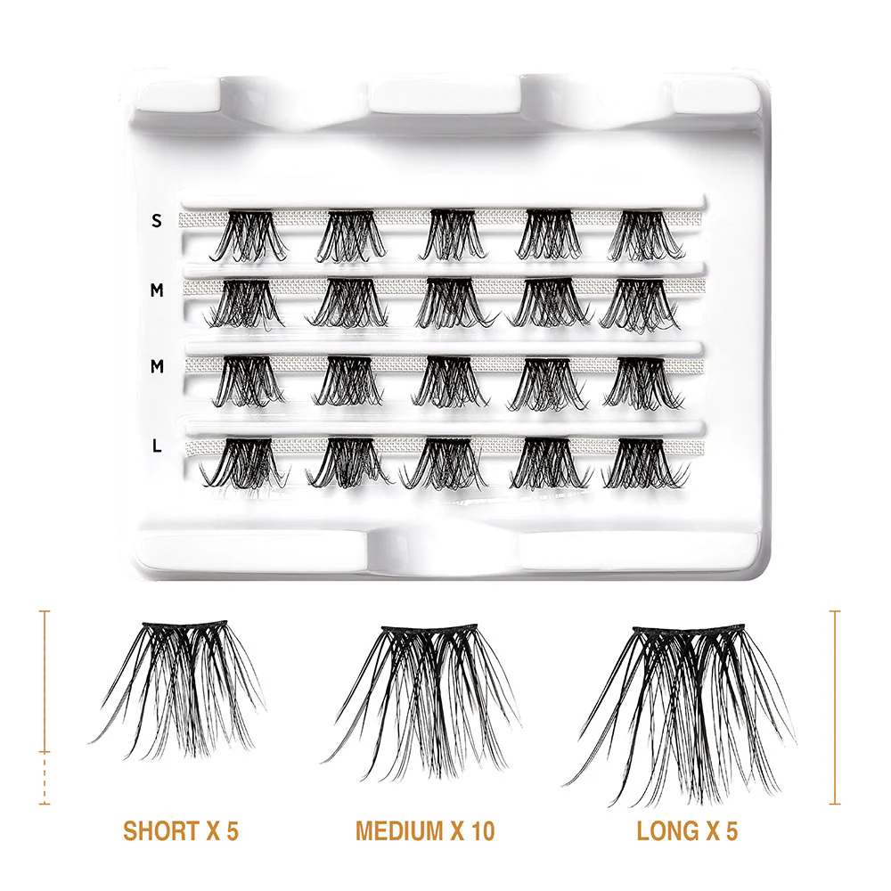 VLuxe By i•ENVY Extended Faux Mink Cluster Lashes - Image 22