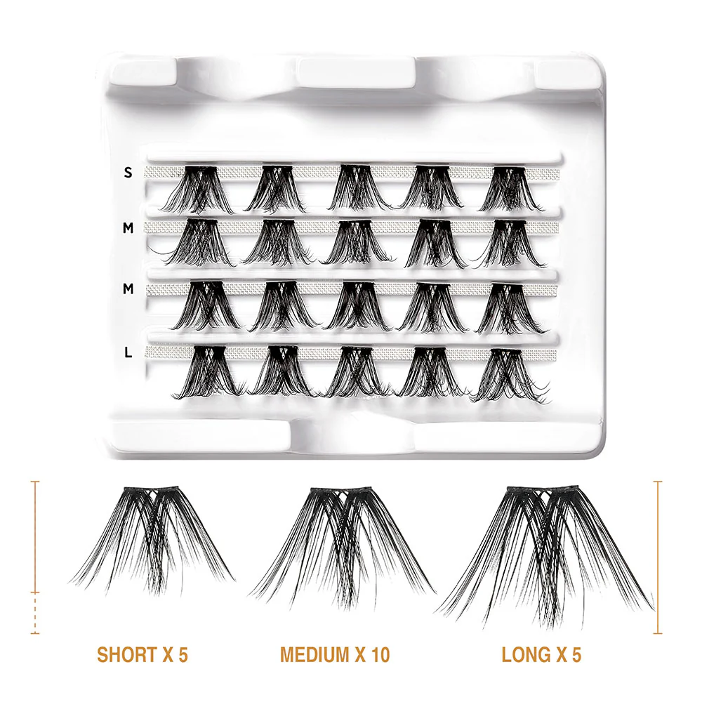 VLuxe By i•ENVY Extended Faux Mink Cluster Lashes - Image 23