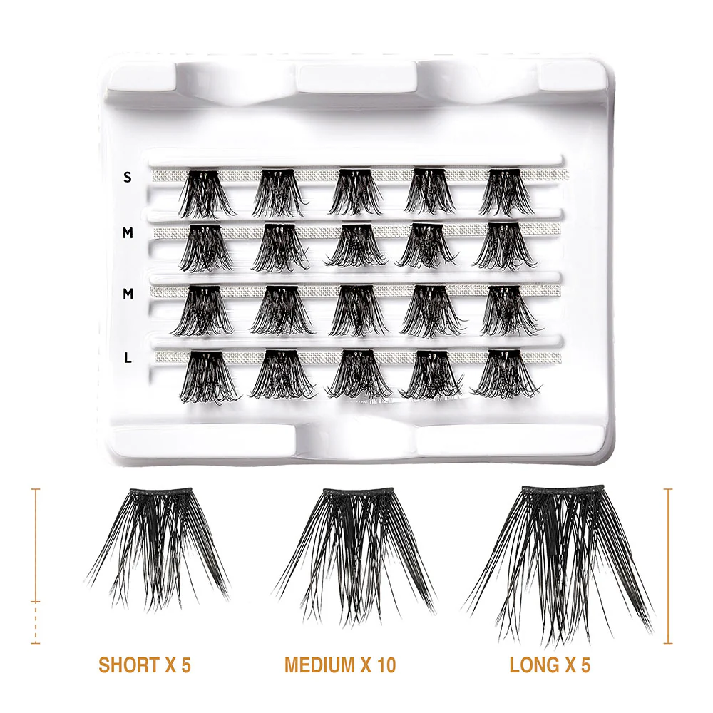 VLuxe By i•ENVY Extended Faux Mink Cluster Lashes - Image 24
