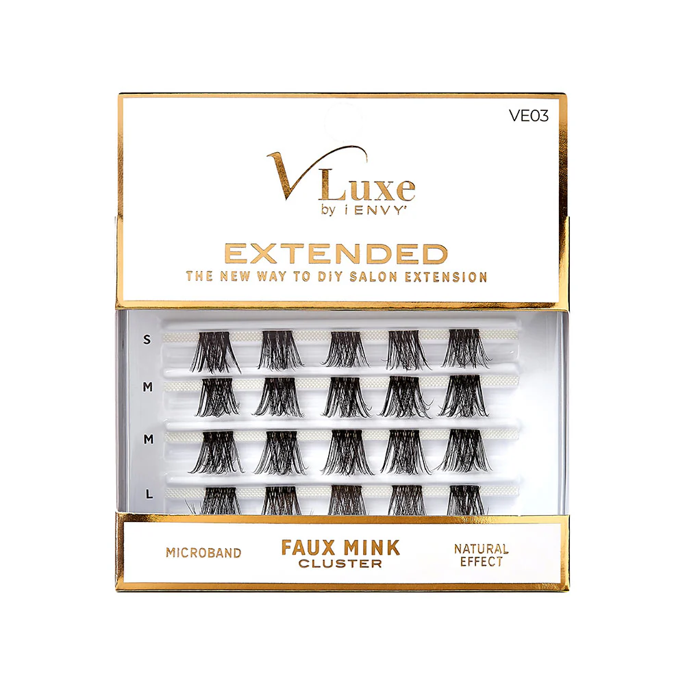 VLuxe By i•ENVY Extended Faux Mink Cluster Lashes - Image 3