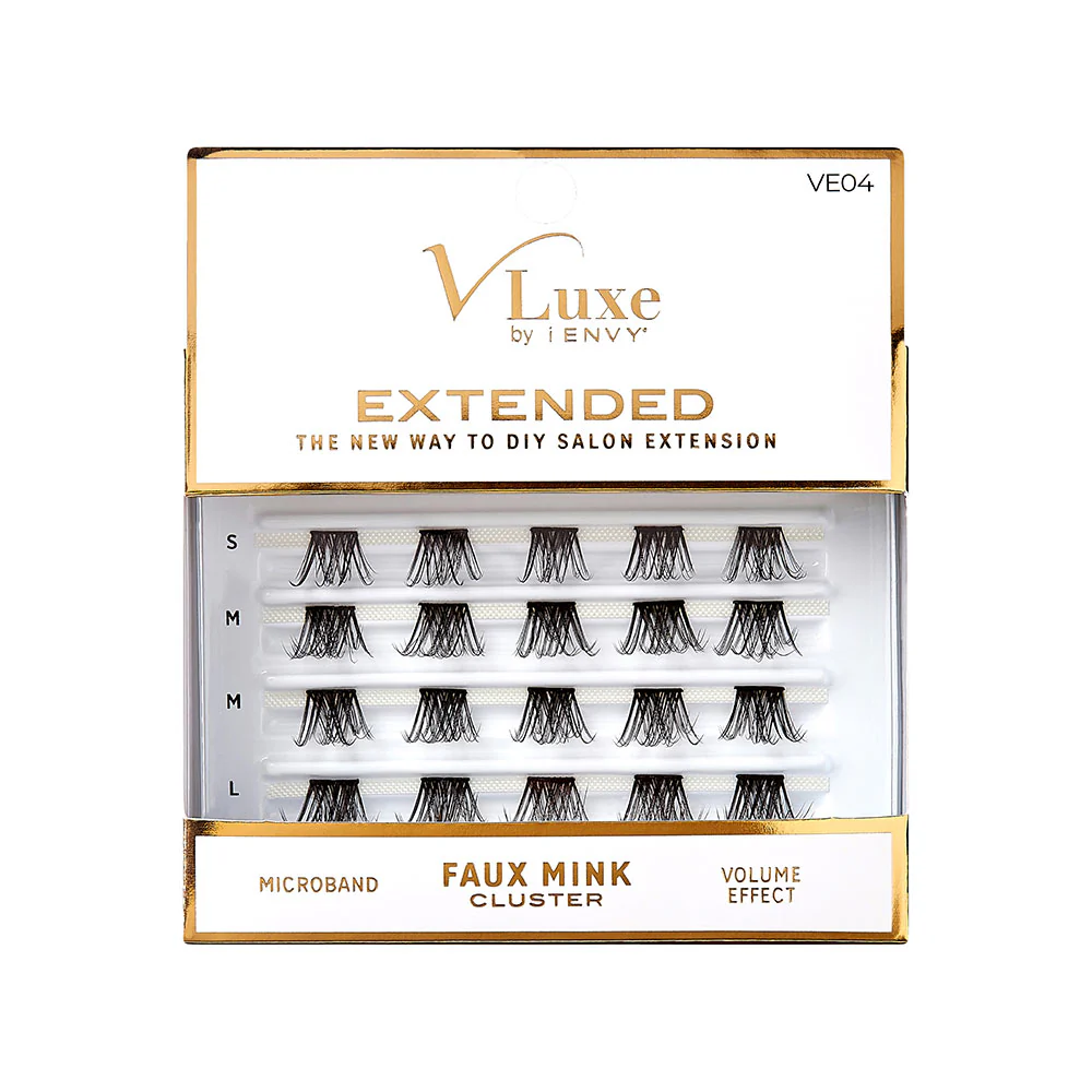 VLuxe By i•ENVY Extended Faux Mink Cluster Lashes - Image 4