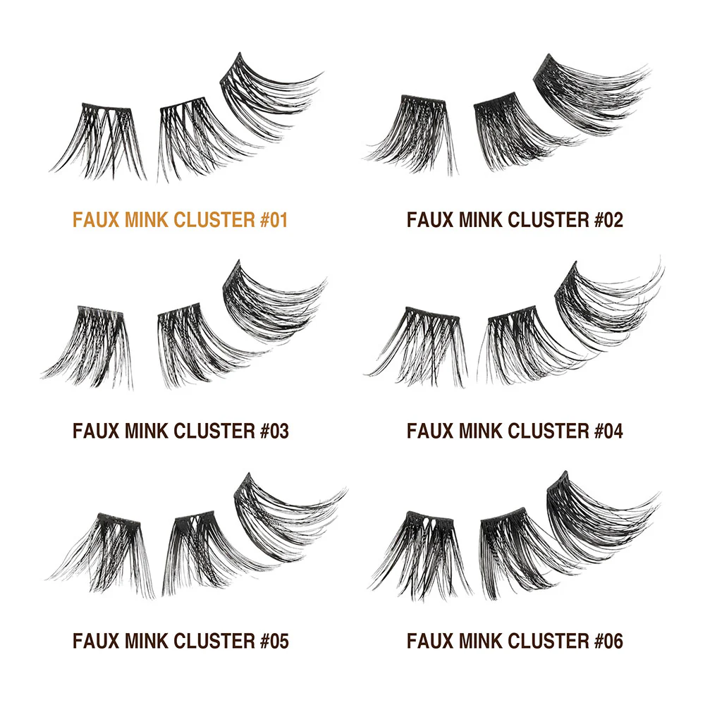 VLuxe By i•ENVY Extended Faux Mink Cluster Lashes - Image 43