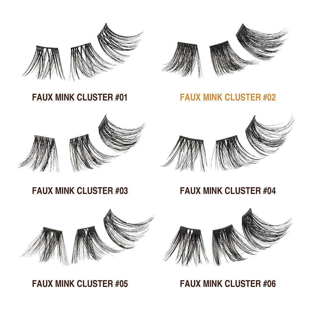 VLuxe By i•ENVY Extended Faux Mink Cluster Lashes - Image 44