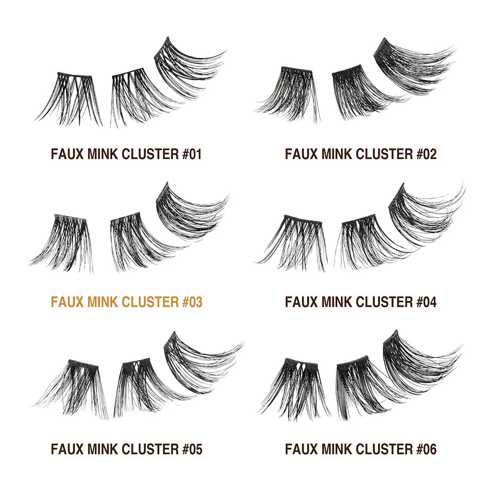 VLuxe By i•ENVY Extended Faux Mink Cluster Lashes - Image 45
