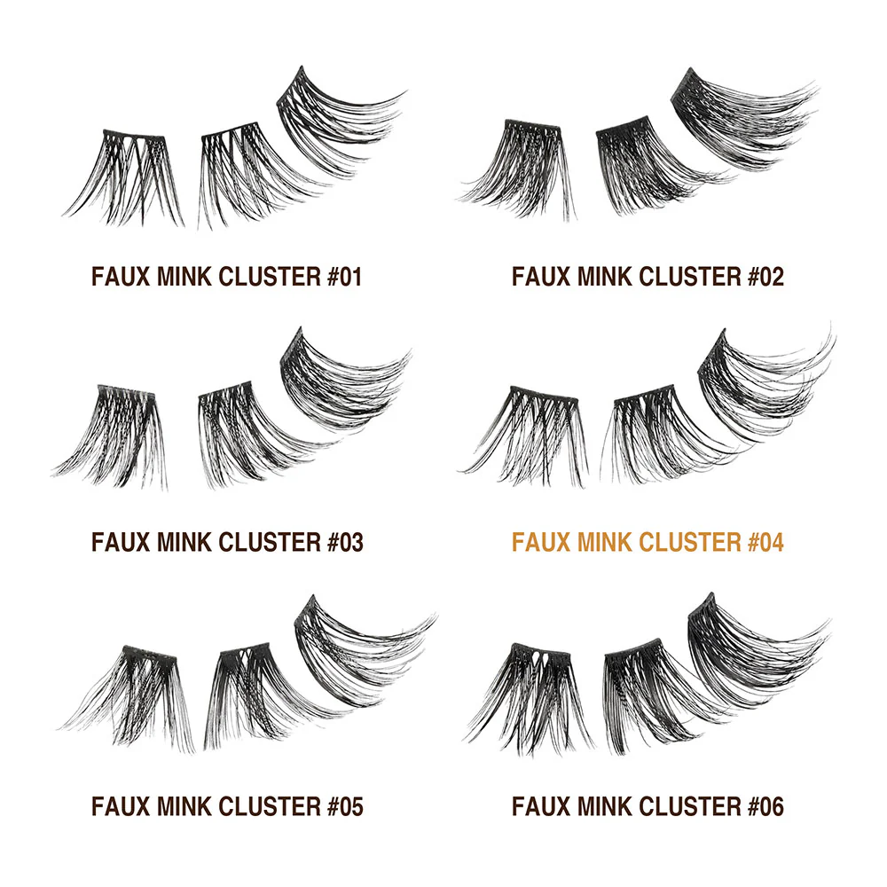 VLuxe By i•ENVY Extended Faux Mink Cluster Lashes - Image 46
