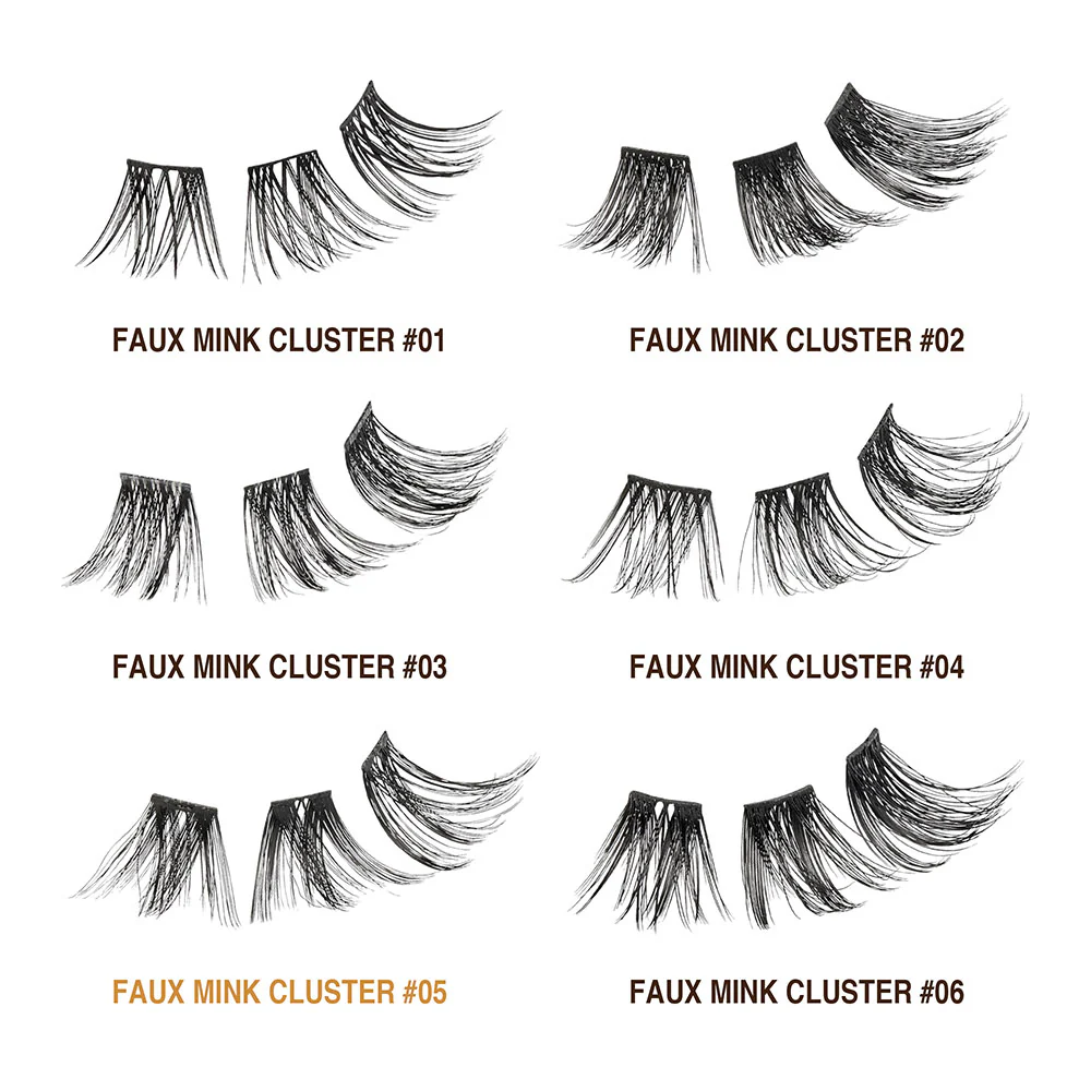 VLuxe By i•ENVY Extended Faux Mink Cluster Lashes - Image 47