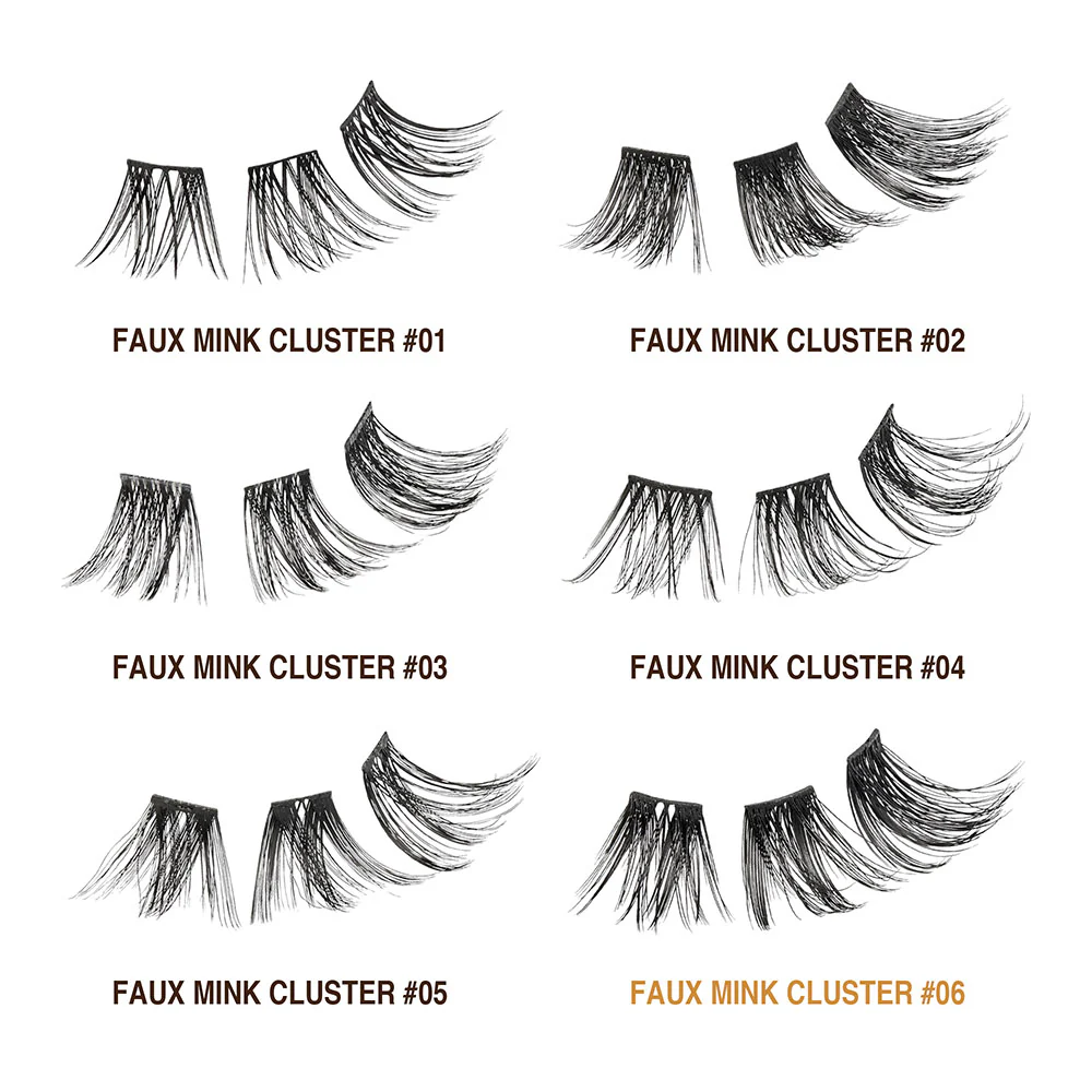 VLuxe By i•ENVY Extended Faux Mink Cluster Lashes - Image 48