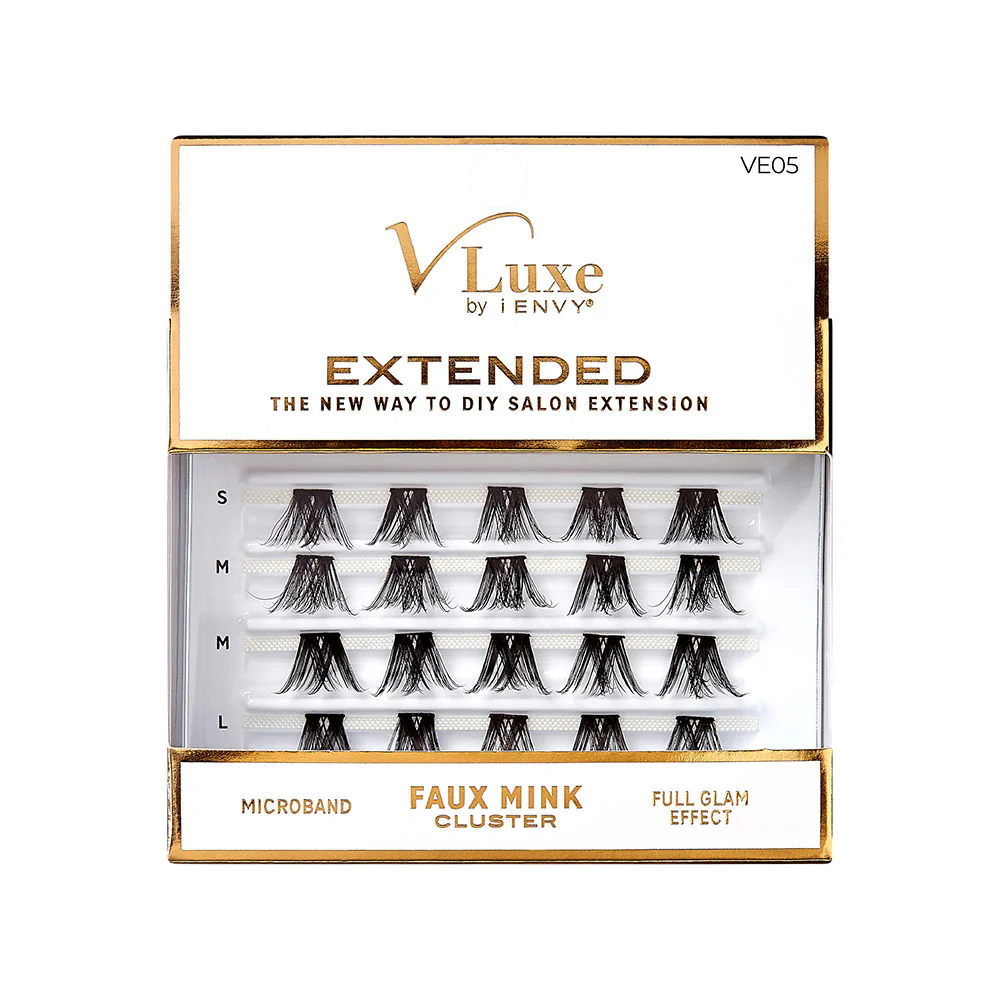 VLuxe By i•ENVY Extended Faux Mink Cluster Lashes - Image 5