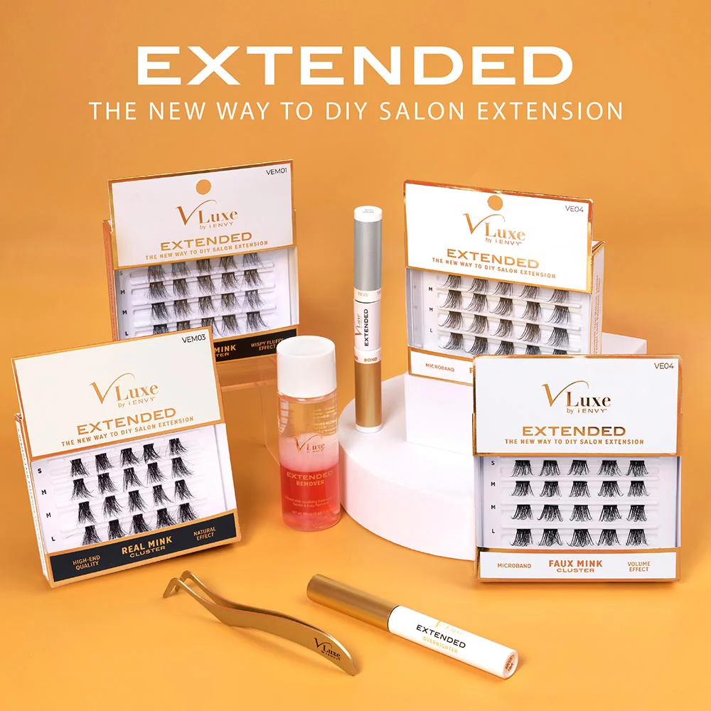 VLuxe By i•ENVY Extended Faux Mink Cluster Lashes - Image 51