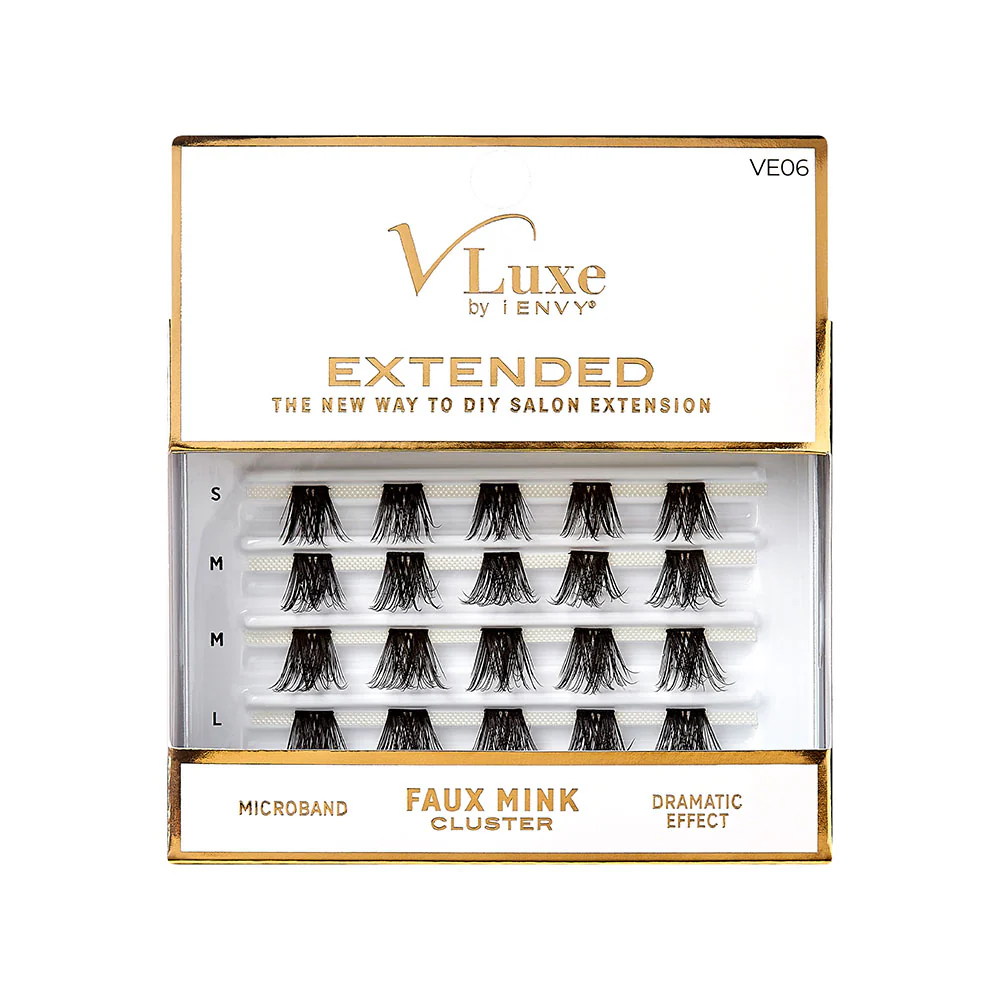 VLuxe By i•ENVY Extended Faux Mink Cluster Lashes - Image 6