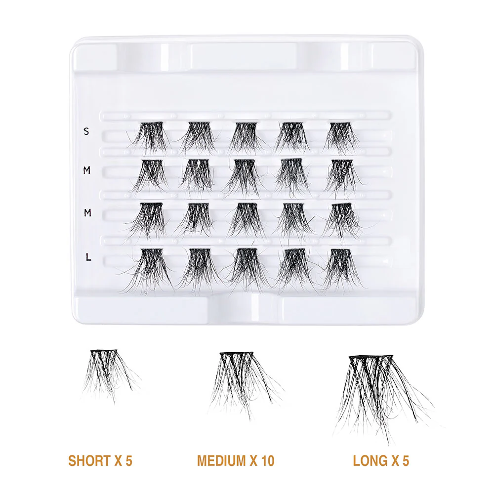 VLuxe By i•ENVY Extended Real Mink Cluster Lashes - Image 10